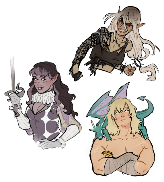 half body - 25 $ per char