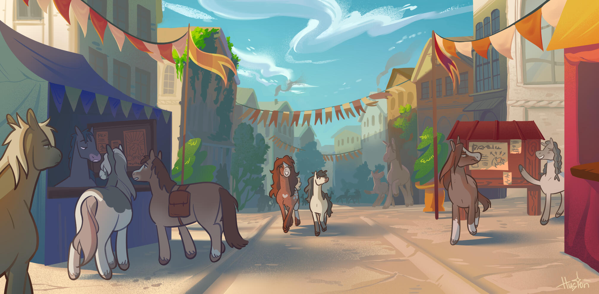 chibi (full body 180 + half 30) + detailed bg 60 = 270 $